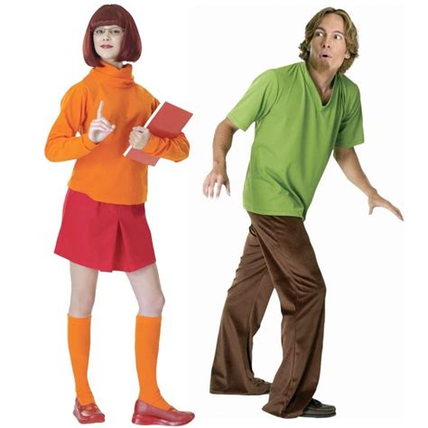Scooby Doo Shaggy And Velma Couples Costumes Couples Costumes Shaggy And Velma Costumes