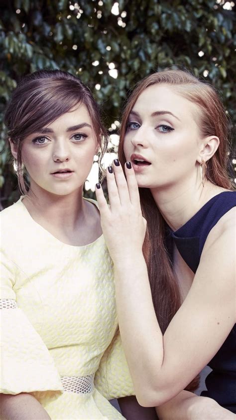 540x960 Sophie Turner And Maisie Williams 540x960 Resolution Hd 4k