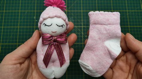 Easy Sock Doll Ideas Diy Miniature Sock Doll Youtube