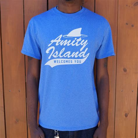 Amity Island Welcomes You T Shirt Mens Mens Shirts Mens Tshirts