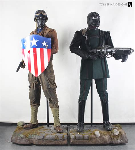 Themed Displays For Captain America Costumes Tom Spina Designs Tom