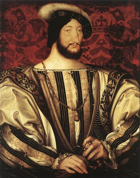 Portrait Of François I King Of France By Clouet Jean