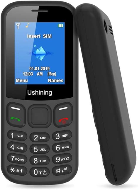 Ushining Gsm Feature Phone Unlocked Dual Sim Card 2g Easy To Use Mobile