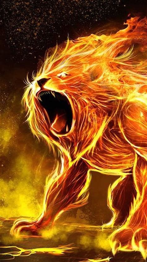 Share 53 Angry Fire Lion Wallpaper Best In Cdgdbentre