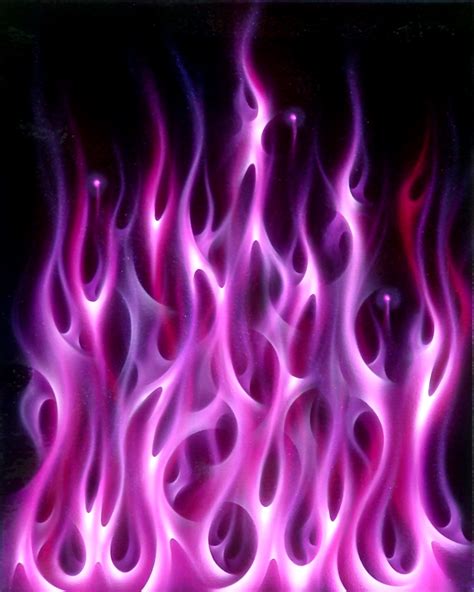 Violet Flame By Hardart Kustoms On Deviantart Airbrush Art Airbrush