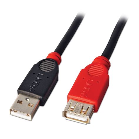 5m Usb 20 Slimline Active Extension Cable From Lindy Uk