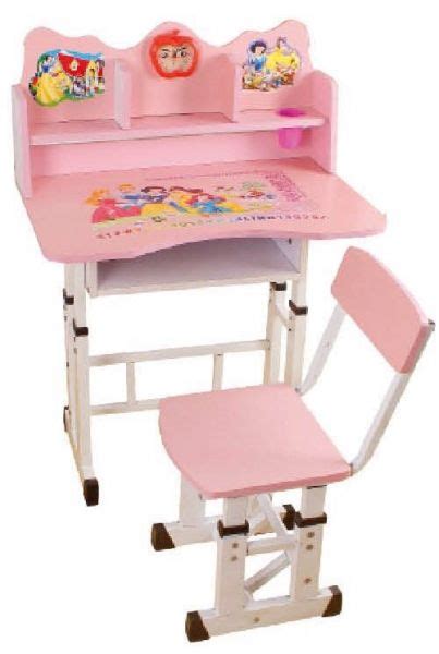 Your child needs a lovely desk for study. Educational Study Table For Kids With Chair And Clock ...