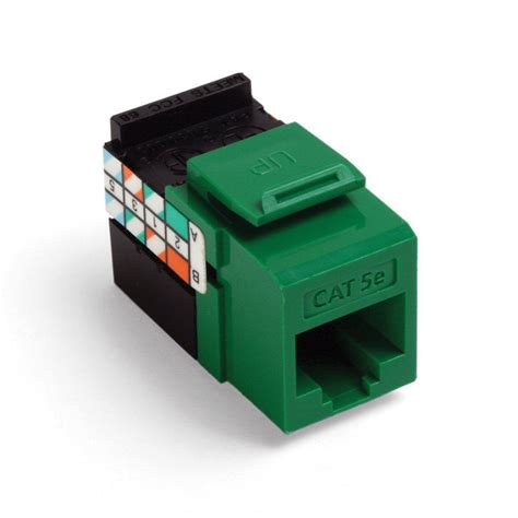 Telling cable categories apart by coloring or. Leviton QuickPort GigaMax CAT 5e T568A/B Wiring Connector ...