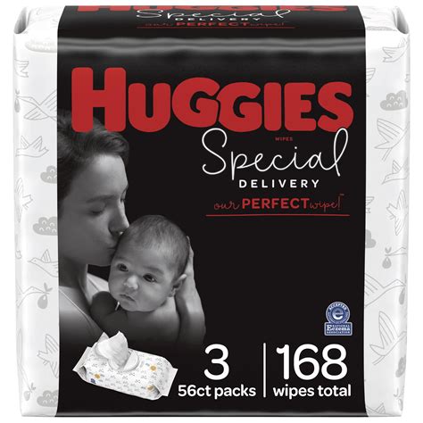 Huggies Special Delivery Hypoallergenic Baby Wipes Unscented 3 Packs