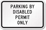Parking Disabled Permit Images