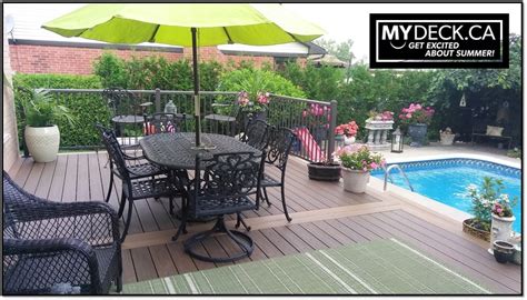 Recessed and surface mounted lights available in multiple shades of white, colors, and rgb Trex Composite Deck Build In Orleans Ontario - MyDeck.ca