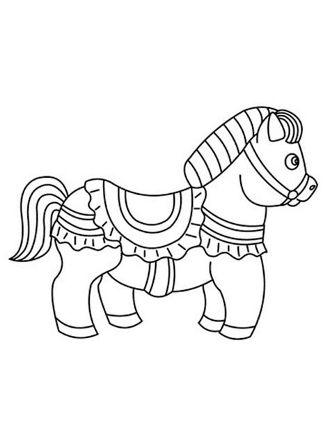 Gambar mewarnai kesenian kuda lumping. Gambar Mewarnai Kuda Poni Untuk Anak PAUD dan TK