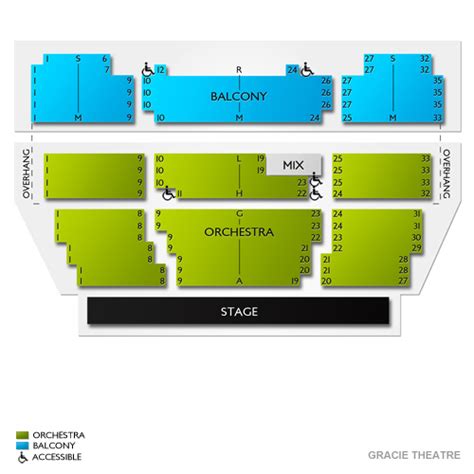 Gracie Theatre Seating Chart Vivid Seats