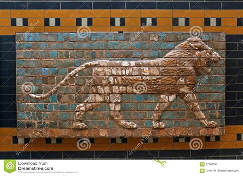Lion From The Ishtar Gate Royalty Free Stock Photography