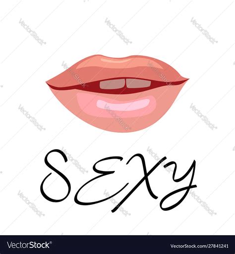 Sexy Lips Royalty Free Vector Image Vectorstock