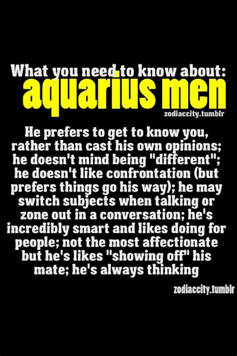 Aquarius Men Quotes Quotesgram