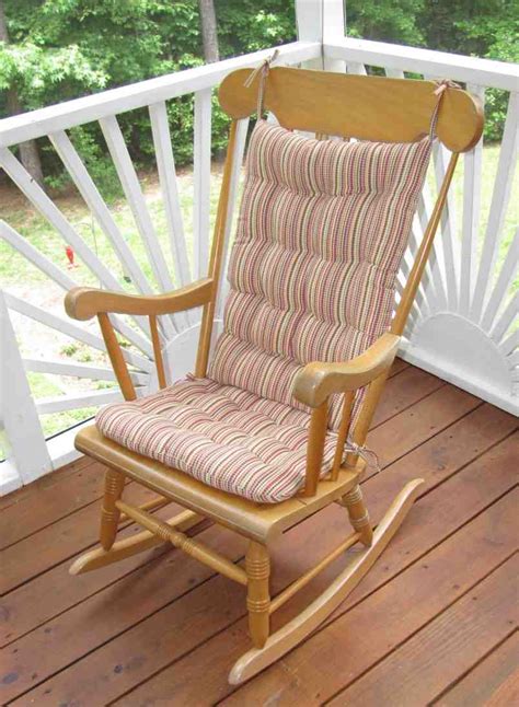 Seat 24 x 24 x 5 inches. Outdoor Rocking Chair Cushion Sets - Home Furniture Design