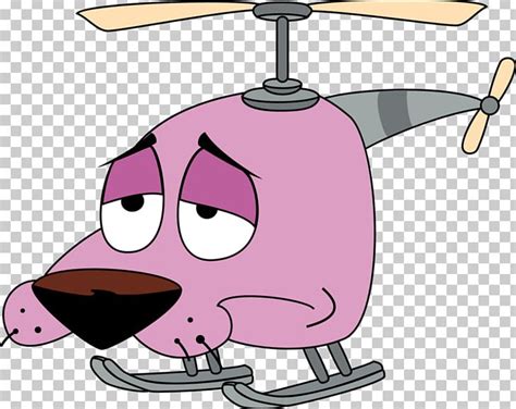 Dog Eustace Bagge Courage Png Clipart Aircraft Cartoon Courage