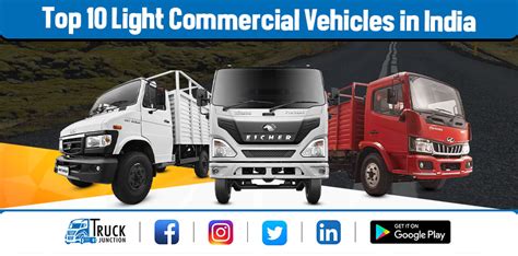 List Of Top 10 Light Commercial Vehicles In India