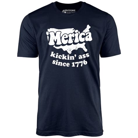 Merica Kickin Ass Since 1776 Unisex T Shirt M00nshot