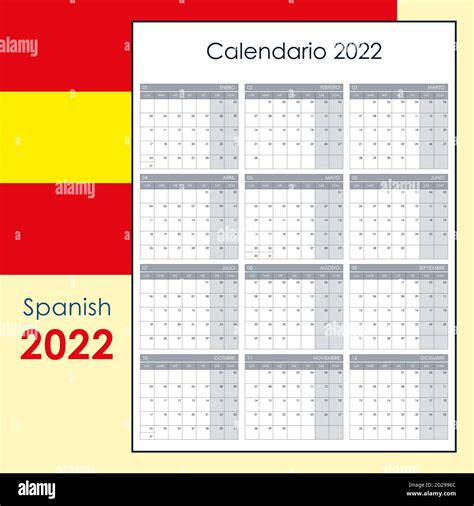 Calendario 2022 Español Gratis Fotos Und Bildmaterial In Hoher