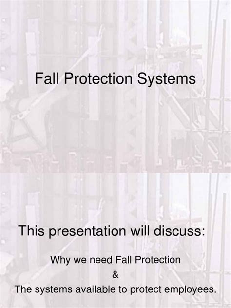 Pdf Aiha Fall Protection Systems Dokumentips