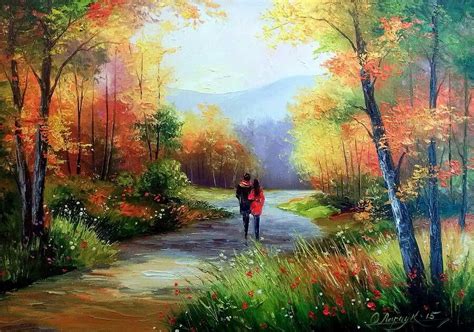 Olha Darchuk Forest Painting Forest Art Painting
