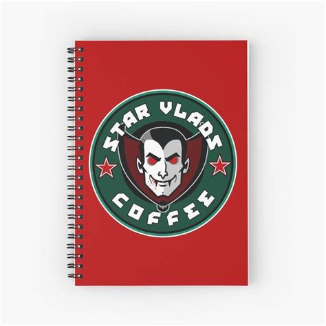 'Star Vlad's Coffee' Spiral Notebook by BAD-DiCE | My notebook, Spiral notebook, Notebook