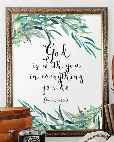 Biblical Wall Art Quotes Bible Verse Wall Art Print Etsy Bible