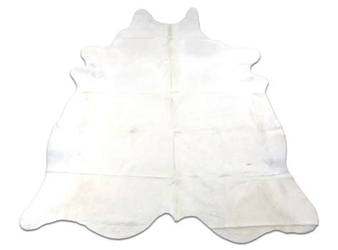 These pieces can be used as a rug, couch throw or wall mount, but the design possibilities are endless. White Cowhide Rug Size 8 X 6.7 ft Solid White Cow Hide ...