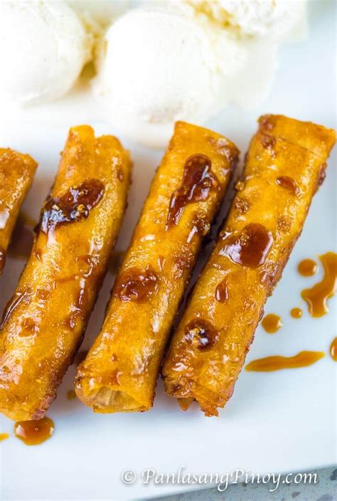 Turon is a popular snack and street food amongst filipinos.1 these are usually sold along streets with banana cue,2 camote cue, and maruya. Mini Turon Recipe (Banana Lumpia with Caramel) - Panlasang ...