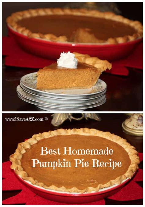 Super Easy And Part Homemade Pumpkin Pie Recipe