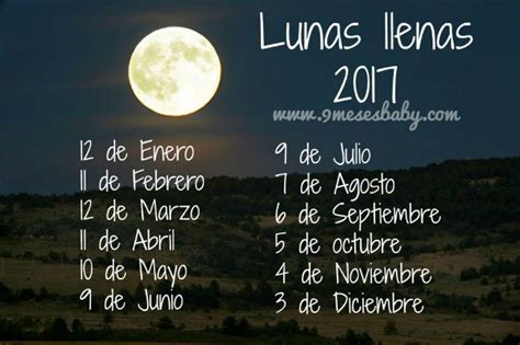 Calendario Lunar 2017 Cuándo Hay Luna Llena En Julio Luna Llena