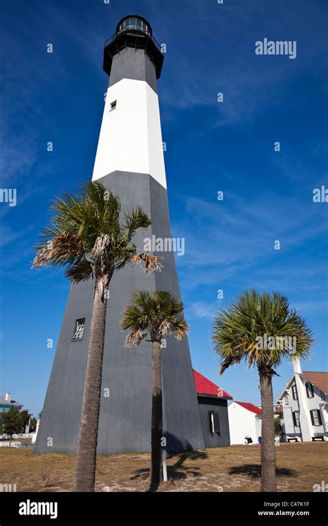 Tybee Island Lighthouse In Georgia Stock Photo Alamy