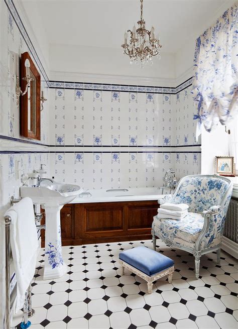 So it can be one of your inspirations in designing your own. 36 blue and white bathroom floor tile ideas and pictures 2020