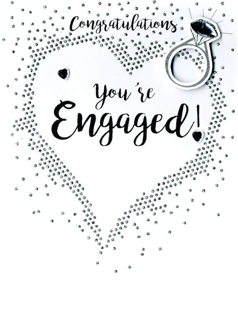 Cards And Stationery Woodmanstere Youre Engaged Card Engagement Fedponam