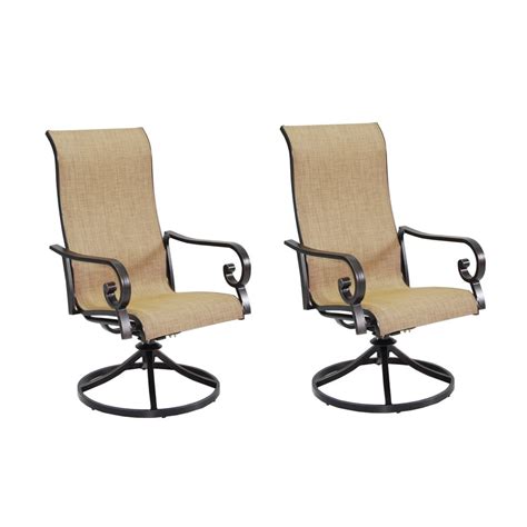 We're hoping to see discount go even deeper, but if there's anything you've had your eye on, you may want to snag it before it. Garden Treasures Rollinsford 2-Count Bronze Aluminum Swivel Rocker Patio Dining Chairs with ...