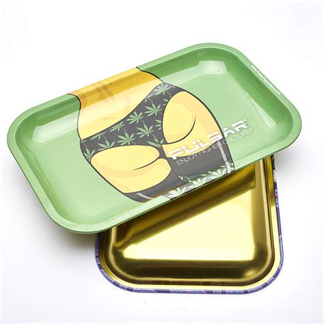 Multi Styles Ocb Tobacco Tray Custom Metal Tray Big Weed Rolling Trays China Rolling Tray And