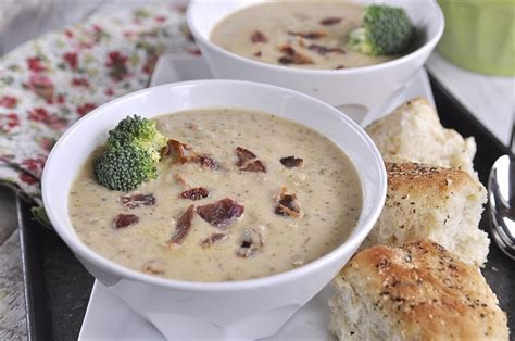 Broccoli Cheddar Soup With Sundried Tomatoes Recipe Broccoli