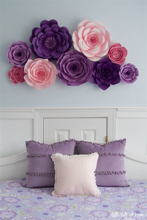 Big Paper Flowers Paper Flower Wall Decor Paper Flower Backdrop Diy