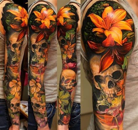 280 best sugar skull tattoo designs with meanings 2020 día de los muertos sleeve tattoos
