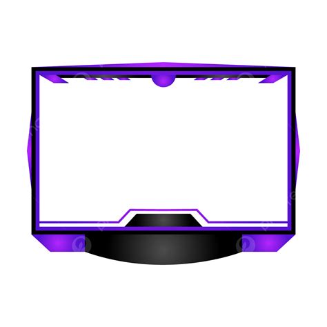 Webcams Vector Design Images Purple Facecam Or Webcam Overlays Gaming Overlays Twitch