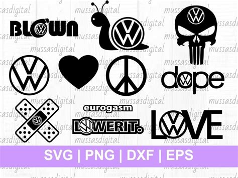 Vinyl Decals Vw Logo Svg Cut Files