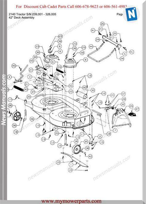 Cub Cadet 2140 Tractor Sn 239001 326005 Parts Manual