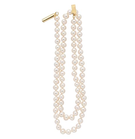 Innovative White Pearl Necklace Cum Bracelet Mangatrai Pearls And Jewellers