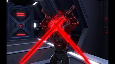 Swtor Dual Wield Defiant Vented Lightsaber Lightning Tuning Sound