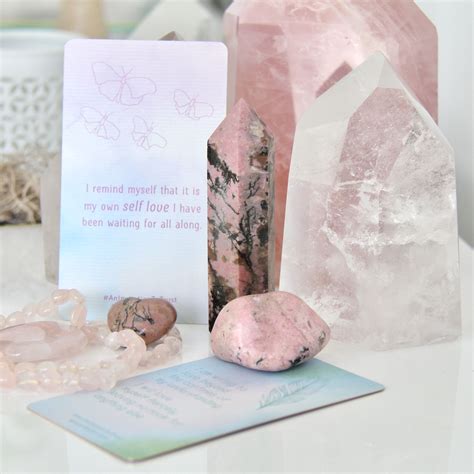 Rhodochrosite Crystals For Self Love Crystals Self Love Healing Space