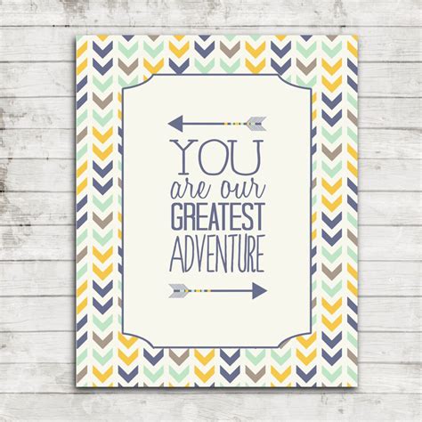 You Are Our Greatest Adventure Printable Nursery Art For 8x10 Etsy