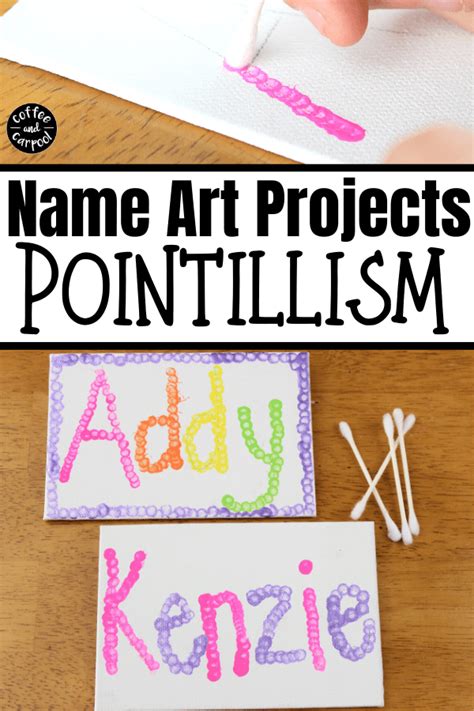 These Name Art Projects For Kids Are A Great Project For Kids Of All