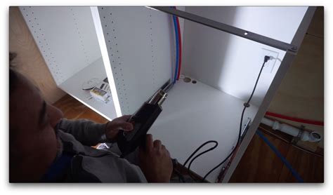 You either need to trust the gc to get it right during rock, cabinet and splash or pop in during phases of the project when you wouldn't normally. Kitchen Install - Part 2: PEX & Cabinets (plus waste tank ...